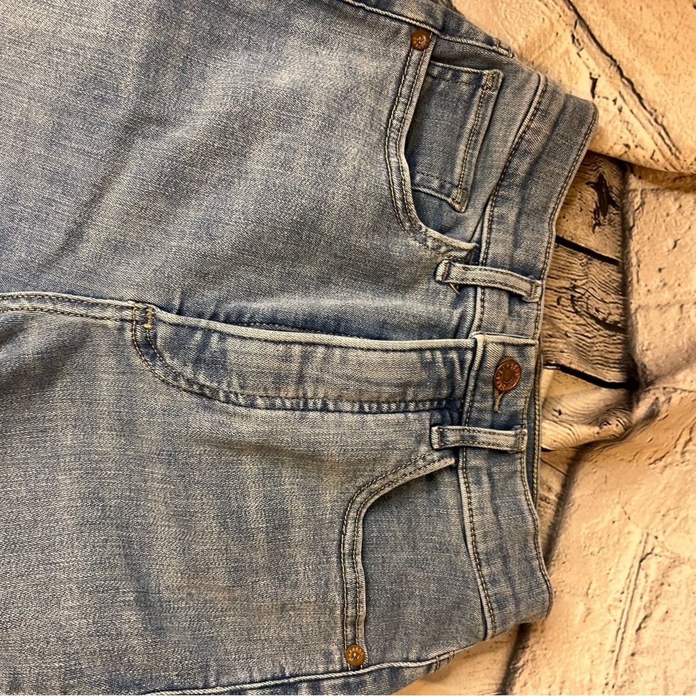 Express Classic Blue Straight Leg Jeans - Picture 4 of 7